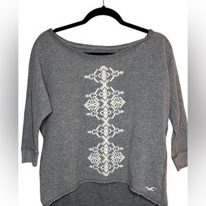 Grey sweater from Hollister